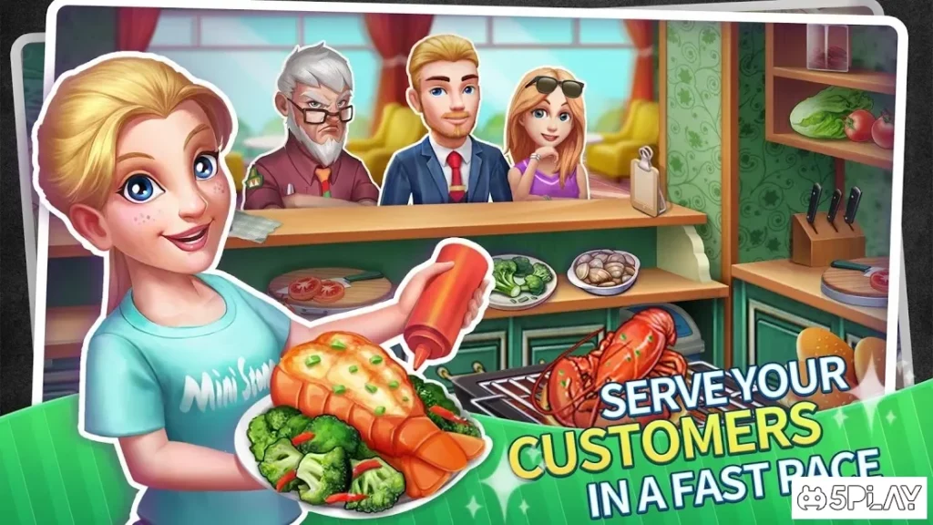 My Restaurant Empire - 3D Decorating Cooking Game screenshot