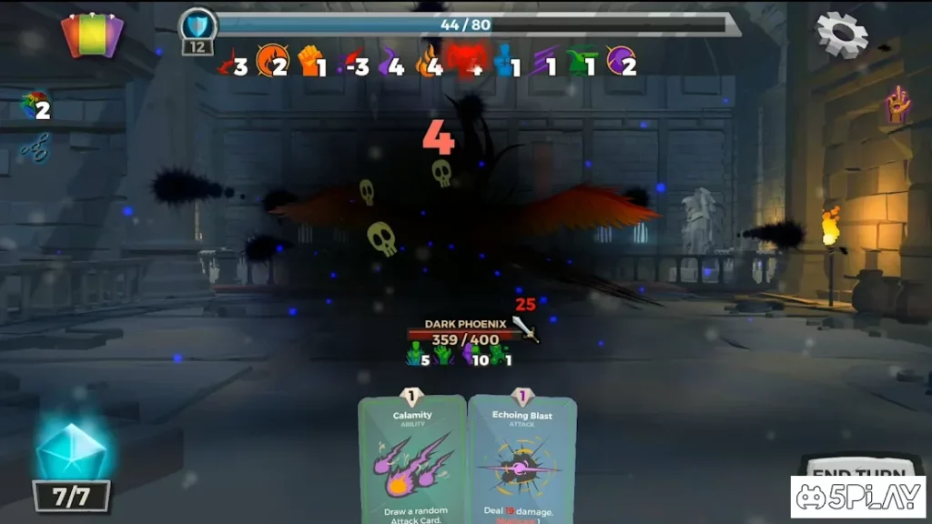 Сказки подземелья: собрать колоду в ролевой игре screenshot