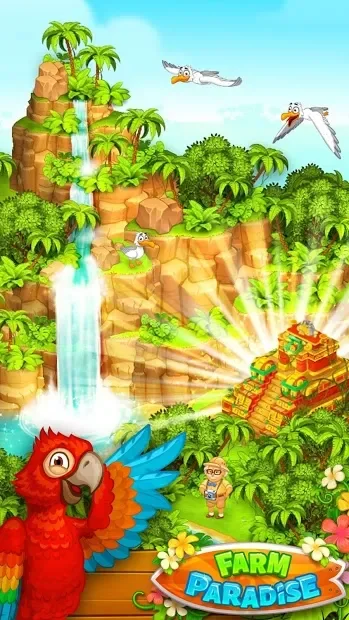 Райская ферма игра веселая и семейная: Остров Удачи screenshot