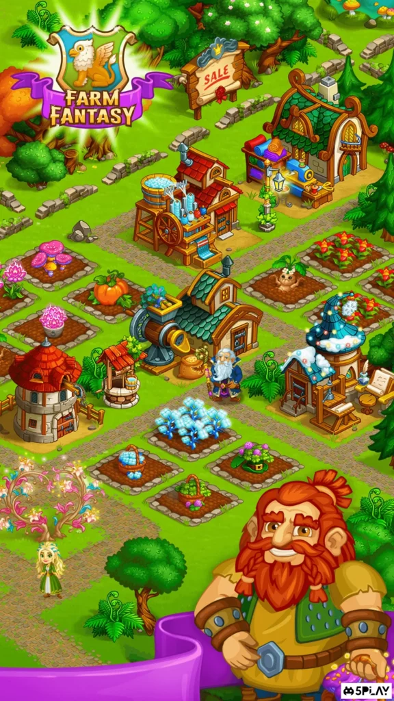 Farm Fantasy: Магическая Ферма и Волшебный Город screenshot