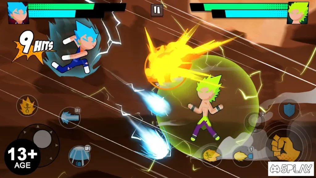 Super Dragon Stickman Battle - Warriors Fight screenshot