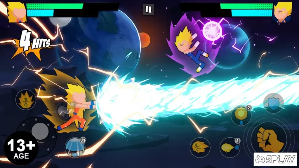 Super Dragon Stickman Battle - Warriors Fight screenshot