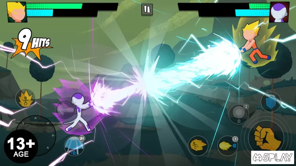 Super Dragon Stickman Battle - Warriors Fight screenshot