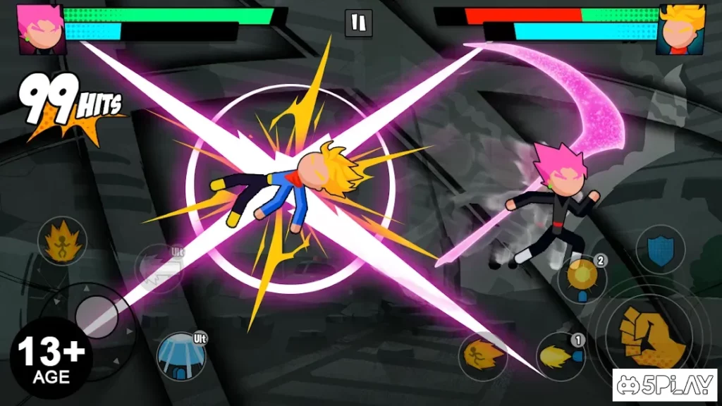 Super Dragon Stickman Battle - Warriors Fight screenshot