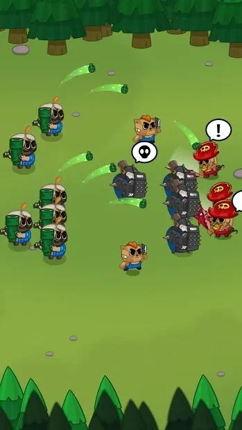 Cats Clash - Epic Battle Arena Стратегическая игра screenshot