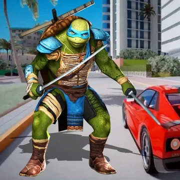Adventure Turtle Hero Spider Ninja Rope Hero 1.0 (MOD: много денег)
