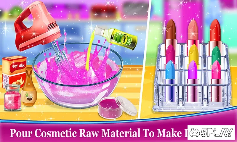 Макияж комплект - Домашние игры макияж для девочек screenshot