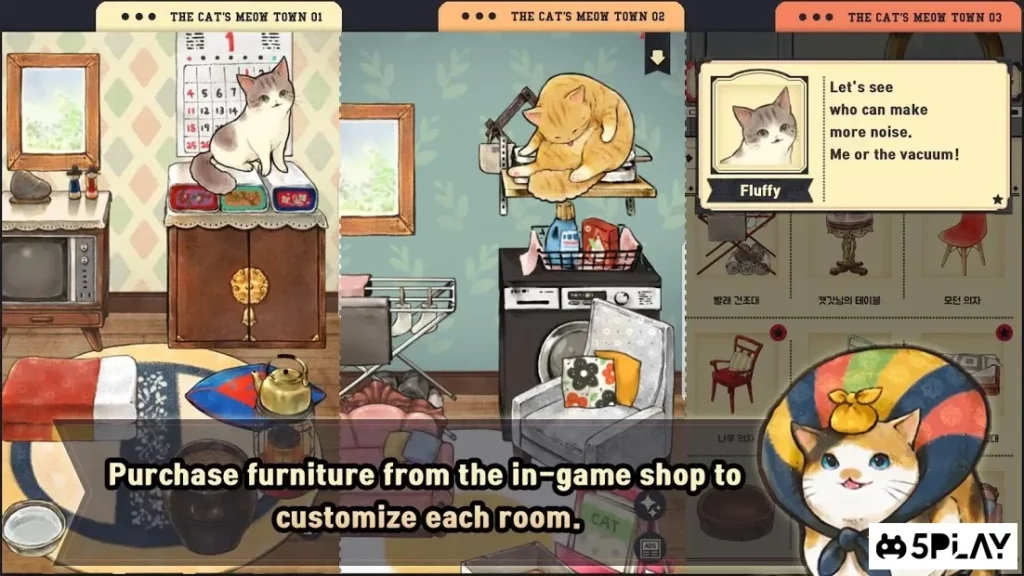 The cat's meow town screenshot