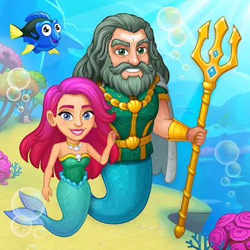 Aquarium Farm: подводный город принцессы русалочки icon