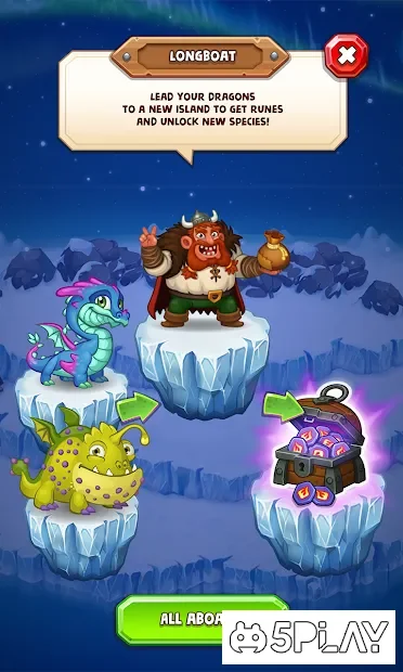 Idle Dragon Empire: tap vikings, train dragons screenshot