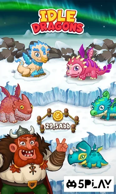 Idle Dragon Empire: tap vikings, train dragons screenshot