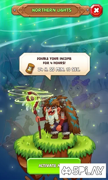 Idle Dragon Empire: tap vikings, train dragons screenshot