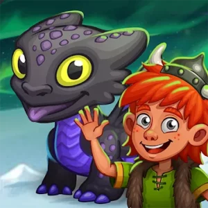Idle Dragon Empire: tap vikings, train dragons icon