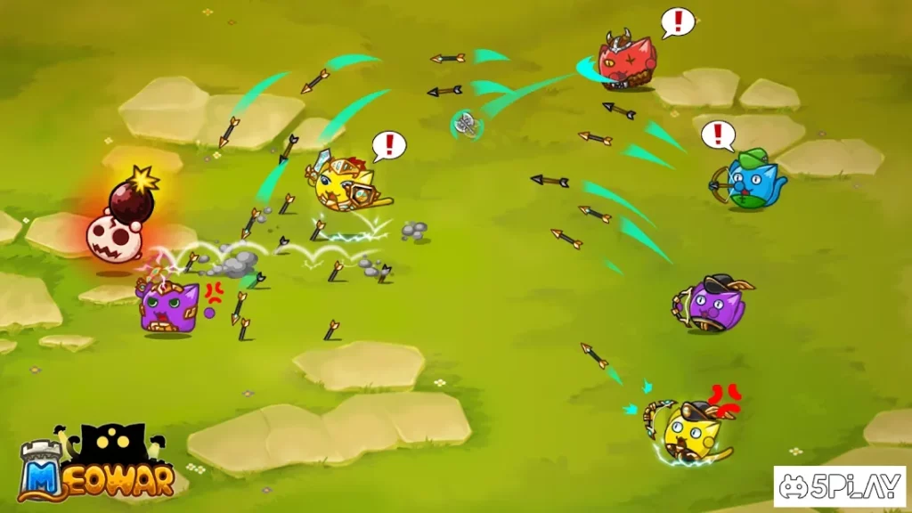 Meowar - PvP Cat Merge Defense TD screenshot