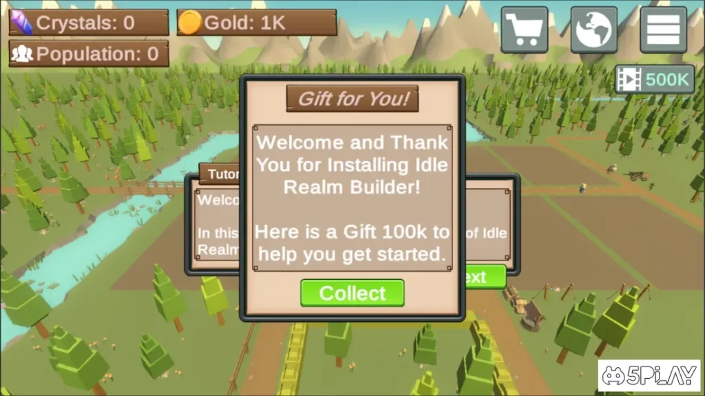 Idle Realm Builder screenshot