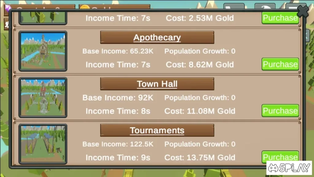 Idle Realm Builder screenshot