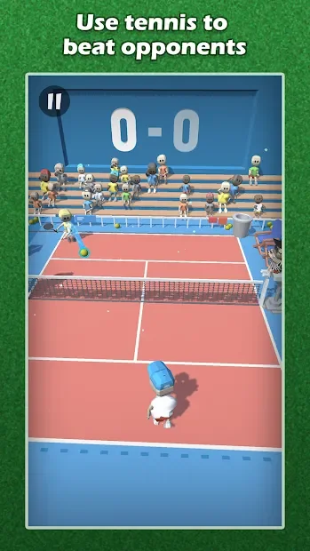 Flicks Tennis Free - Казуальные игры с мячом 2020 screenshot