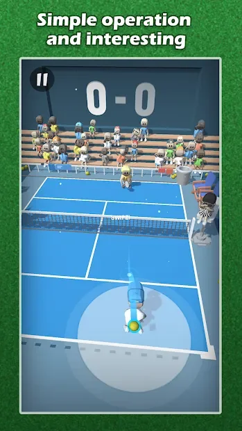 Flicks Tennis Free - Казуальные игры с мячом 2020 screenshot