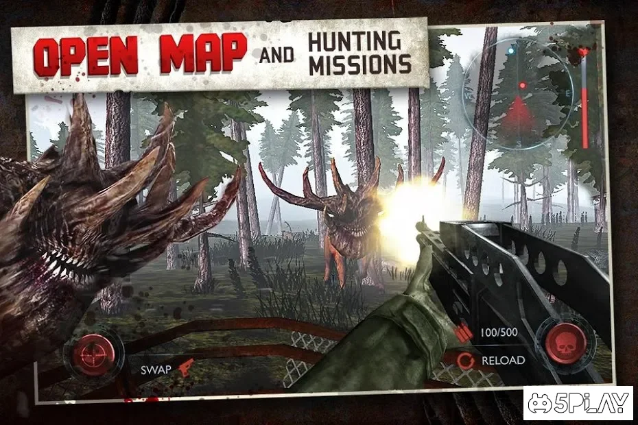 Dead Forest Zombie Deer Hunter screenshot