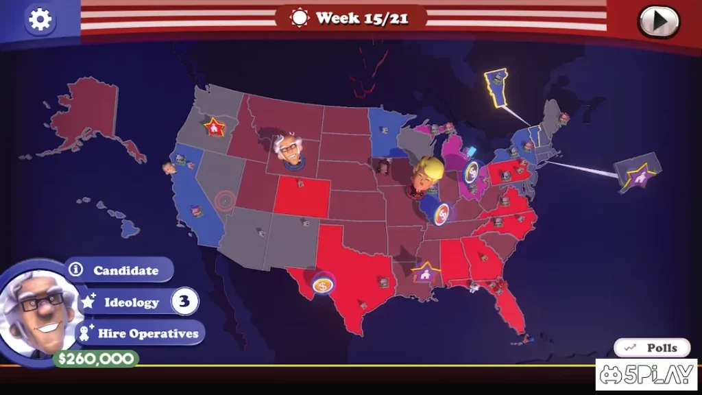 The Political Machine 2020 screenshot