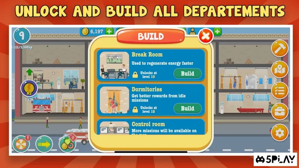 Fire Inc: Classic fire station tycoon builder game screenshot