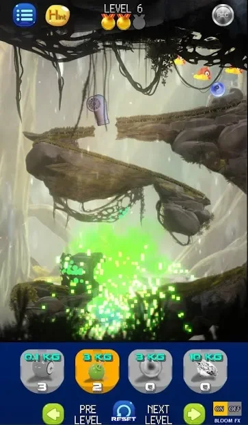 Brain puzzle: Hungry Black Hole physics drop logic screenshot