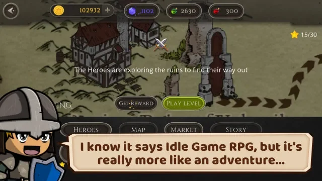 Idle Grail Quest - Adventure RPG screenshot
