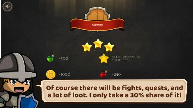 Idle Grail Quest - Adventure RPG screenshot