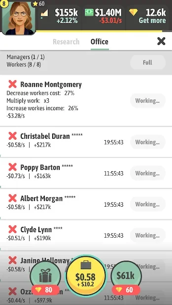 Money Makers - IDLE Survival business simulator screenshot