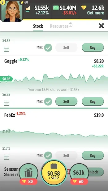 Money Makers - IDLE Survival business simulator screenshot
