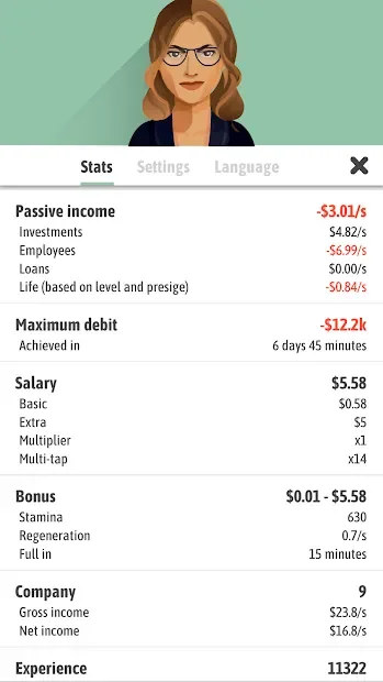 Money Makers - IDLE Survival business simulator screenshot