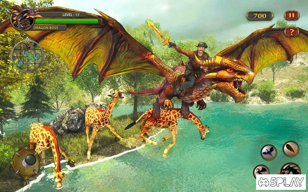 Dragon Simulator Attack 3D Game screenshot