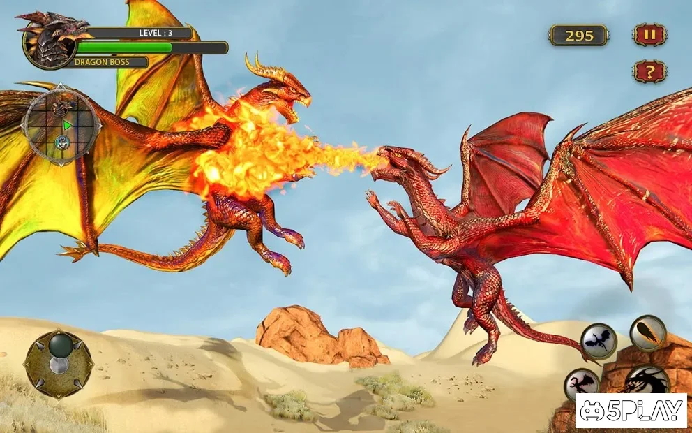 Dragon Simulator Attack 3D Game screenshot