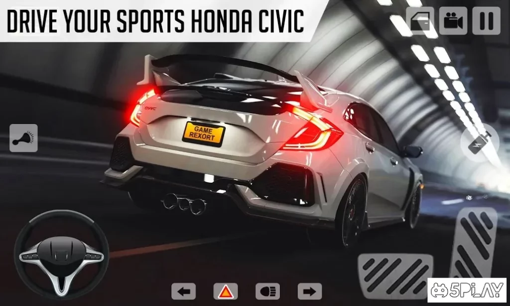 симулятор дрифтинга и вождения: игра Honda Civic screenshot