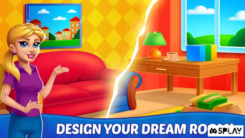 Дизайн интерьера игры и украшений домашняя игра screenshot