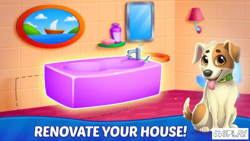 Дизайн интерьера игры и украшений домашняя игра screenshot
