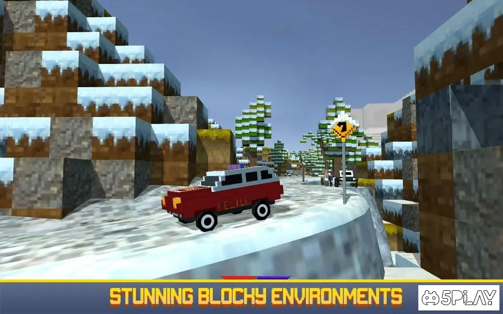 Blocky San Andreas Police 2017 screenshot
