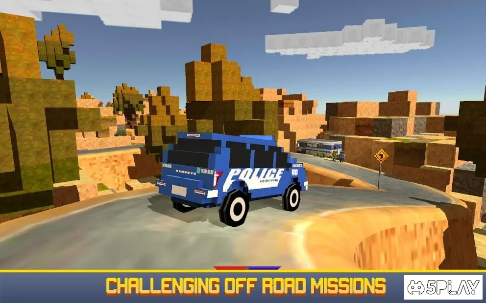 Blocky San Andreas Police 2017 screenshot