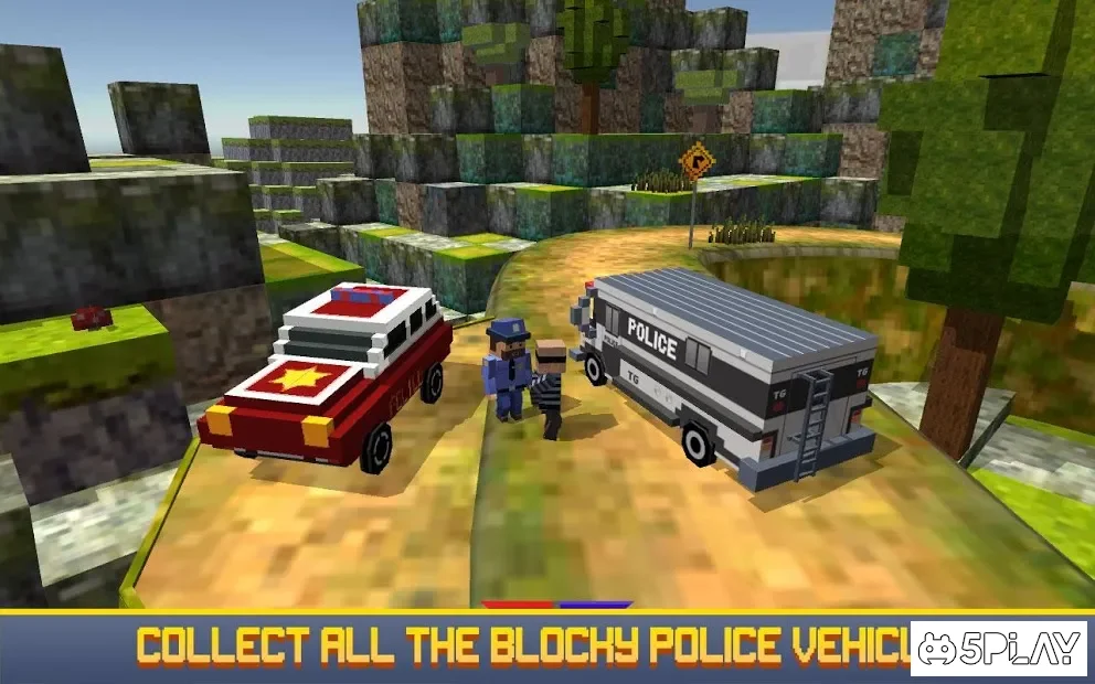 Blocky San Andreas Police 2017 screenshot