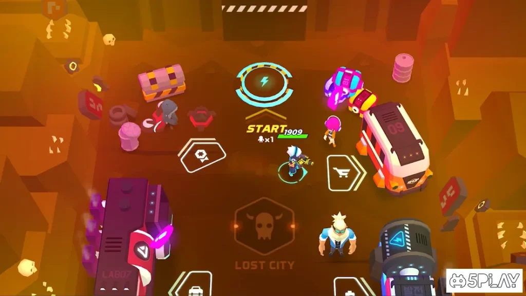 Super Clone: cyberpunk roguelike action screenshot