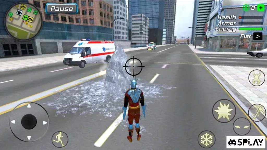 Snow Storm Superhero screenshot