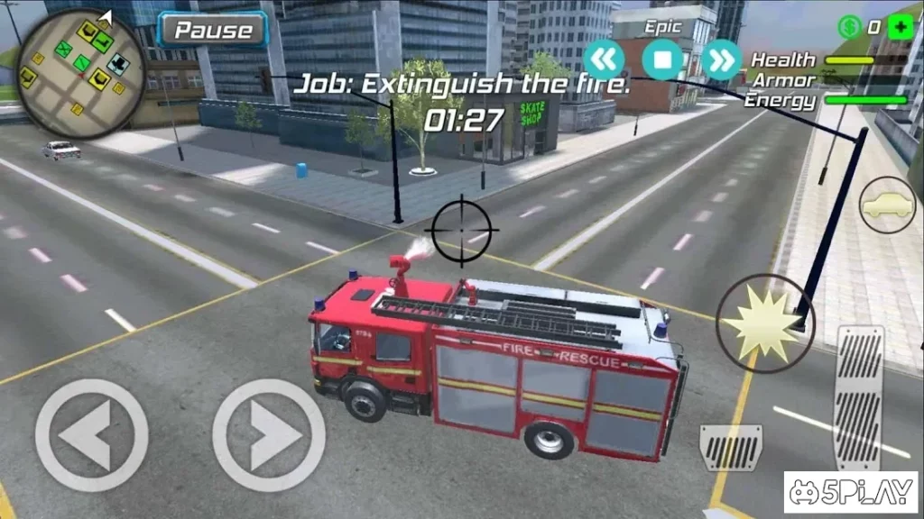 Snow Storm Superhero screenshot