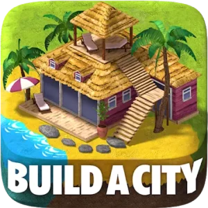 Town Building Games: Tropic City Construction Game icon