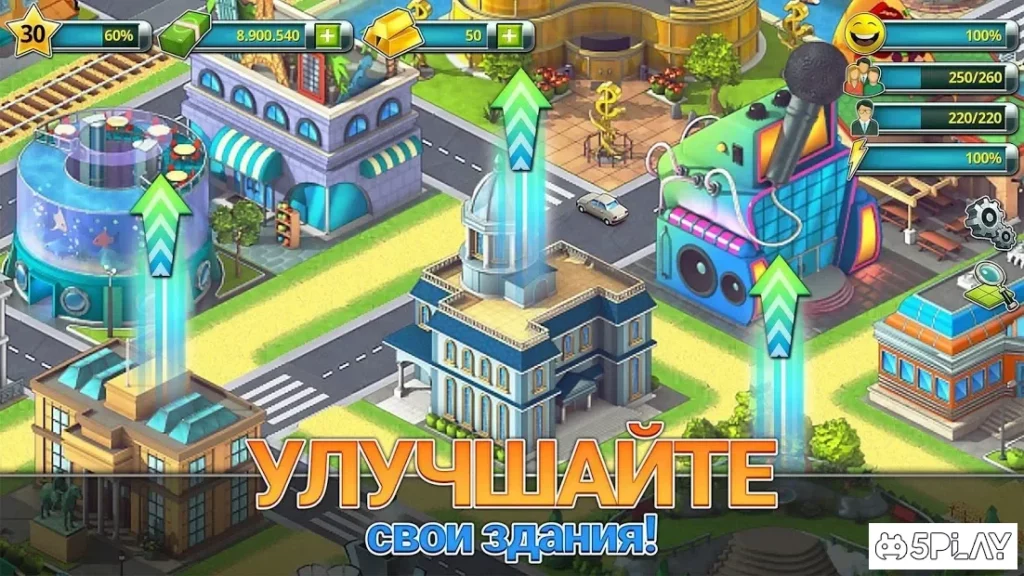 Town Building Games: Tropic City Construction Game screenshot