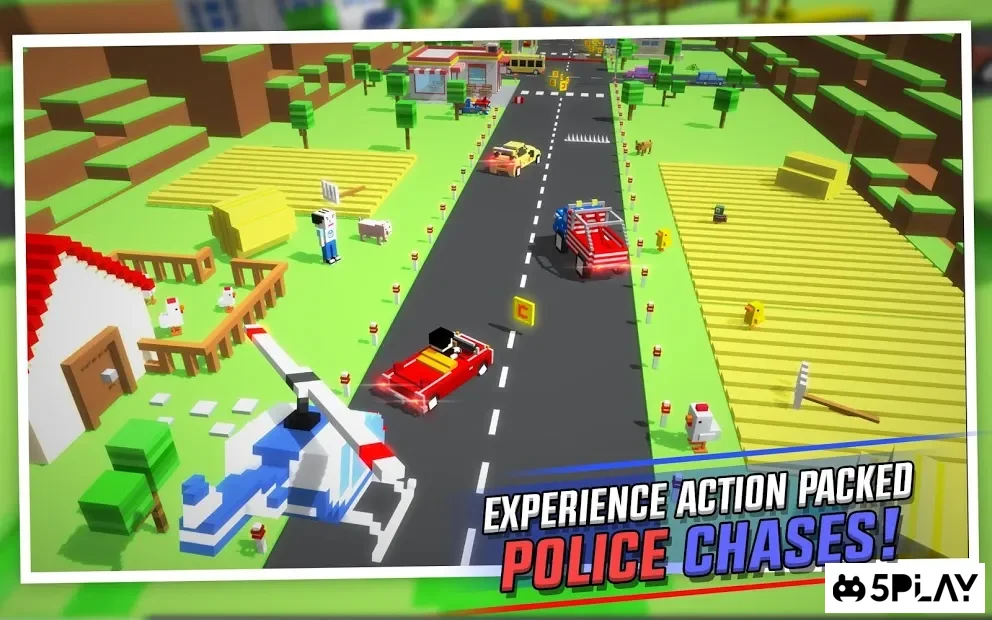Crossy Brakes : Blocky Toon Racer screenshot