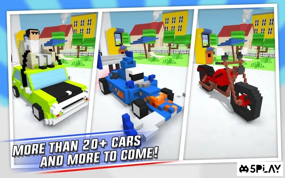 Crossy Brakes : Blocky Toon Racer screenshot