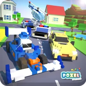 Crossy Brakes : Blocky Toon Racer icon