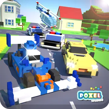 Crossy Brakes : Blocky Toon Racer icon