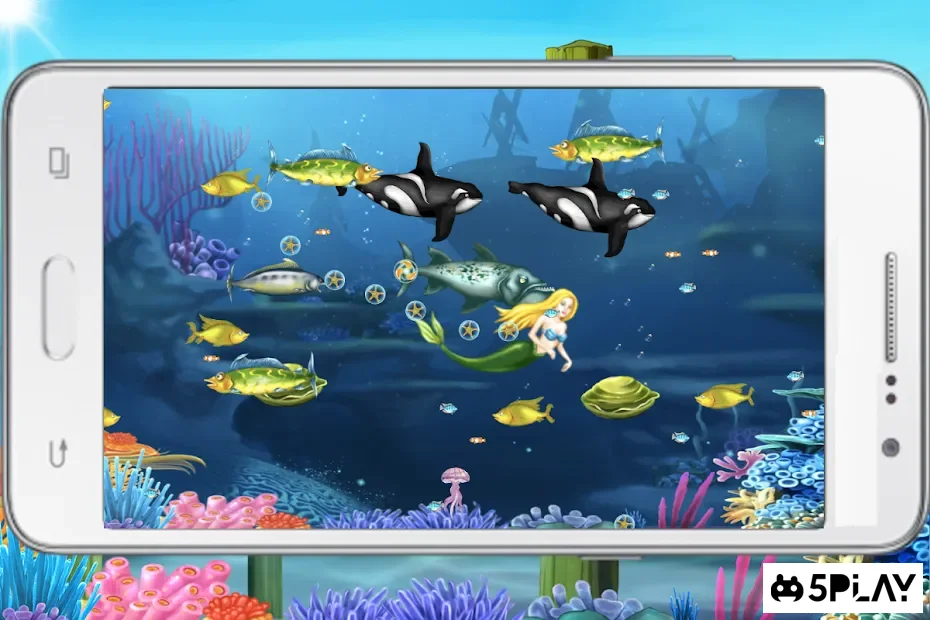 игры про акул - рыбы едят мелких рыб screenshot