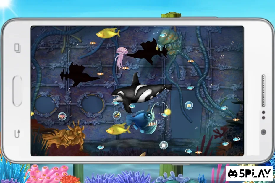 игры про акул - рыбы едят мелких рыб screenshot